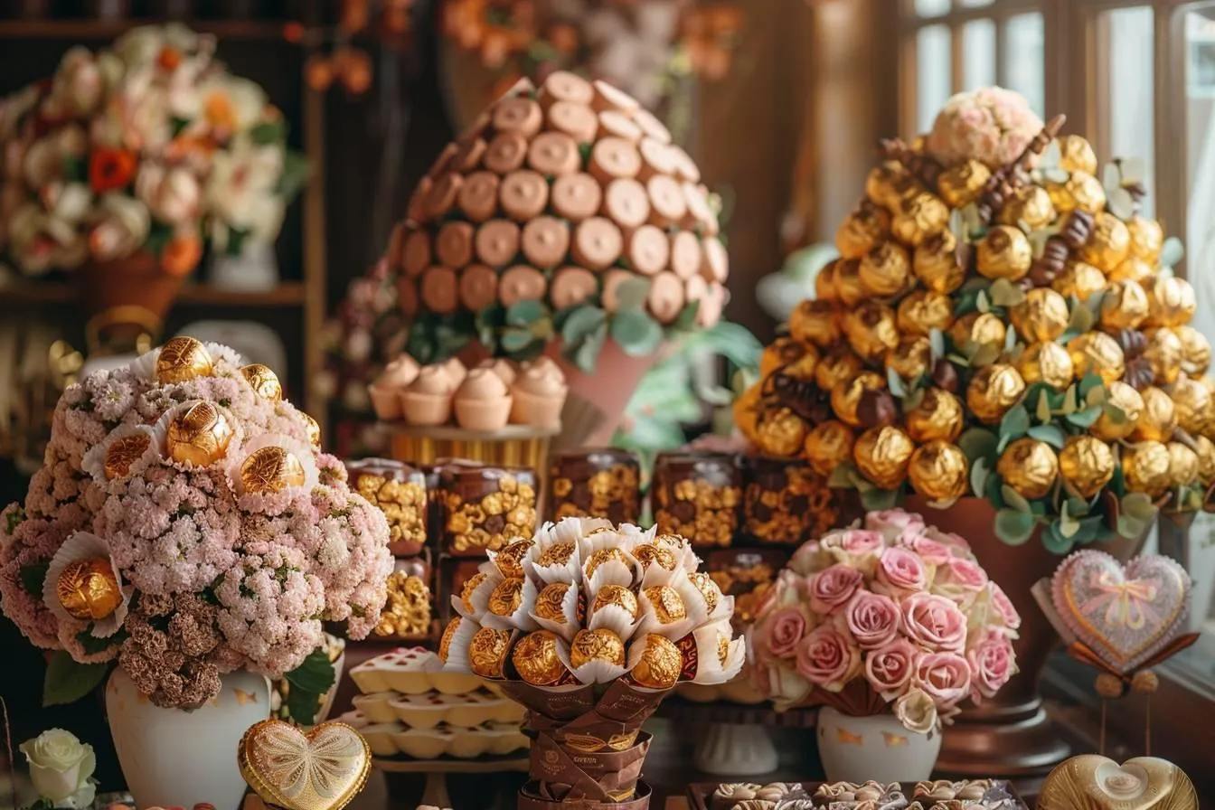 Offrez un délicieux bouquet de chocolat Ferrero : une surprise gourmande pour les amateurs de douceur