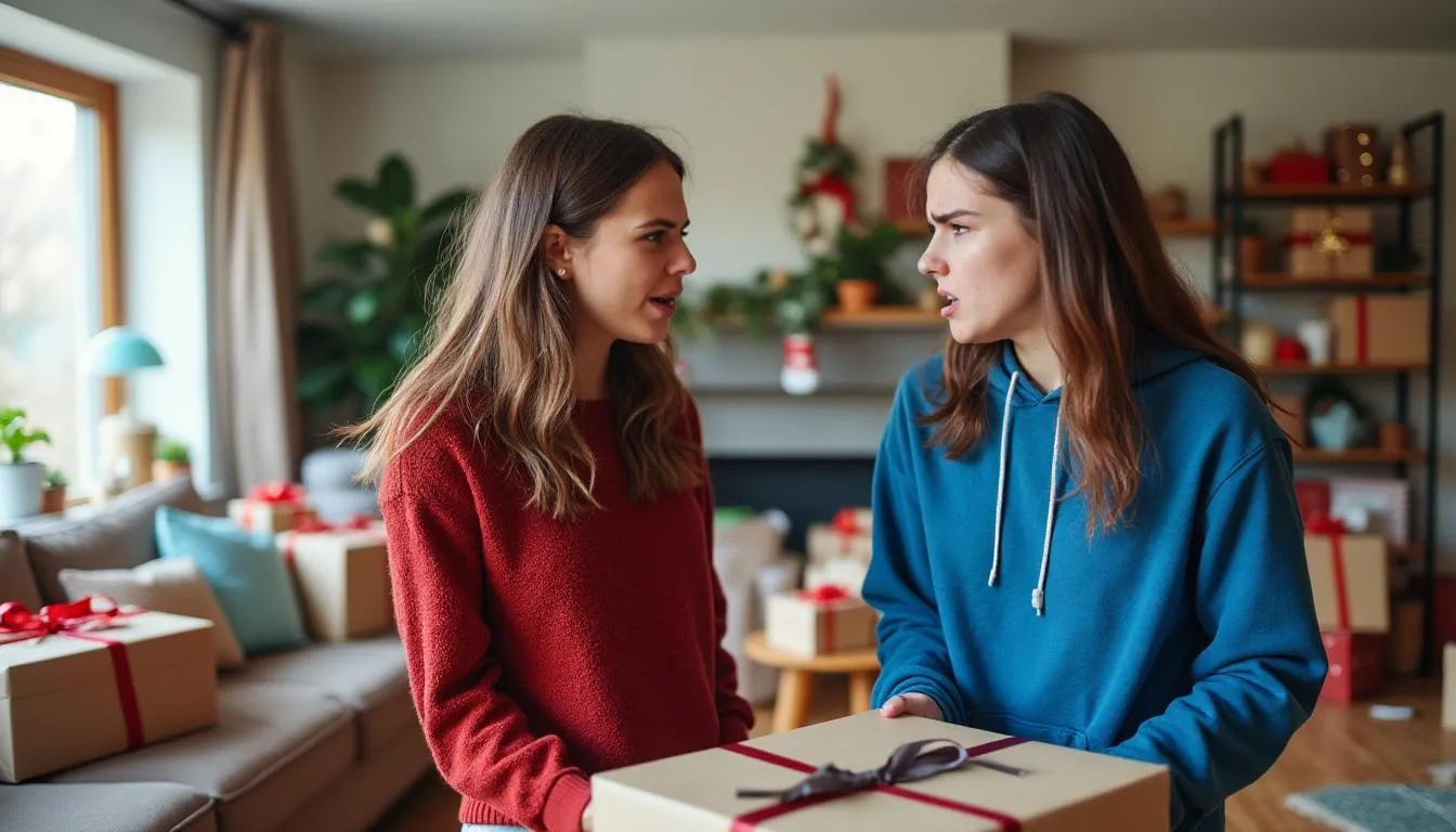 dans cette histoire captivante, une femme se retrouve confrontée à un dilemme familial lorsque sa sœur est accusée de vouloir saboter le cadeau qu'elle a méticuleusement préparé pour l'anniversaire marquant de leur mère. entre rivalités et sentiments, découvrez comment la tension monte et comment les liens familiaux sont mis à l'épreuve.