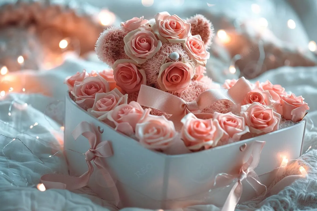 L'ours en rose éternelle : un cadeau romantique et durable pour exprimer votre amour